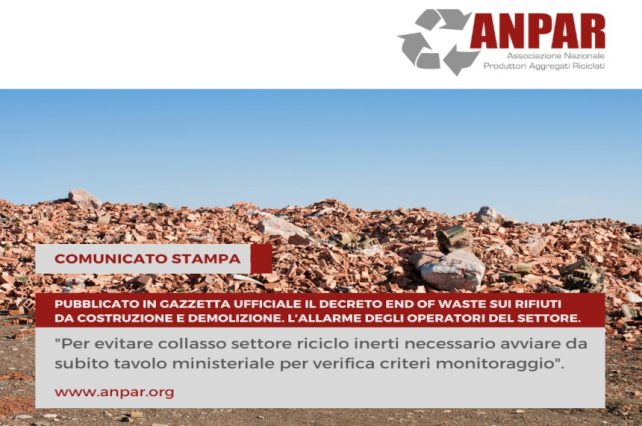 il decreto end of waste