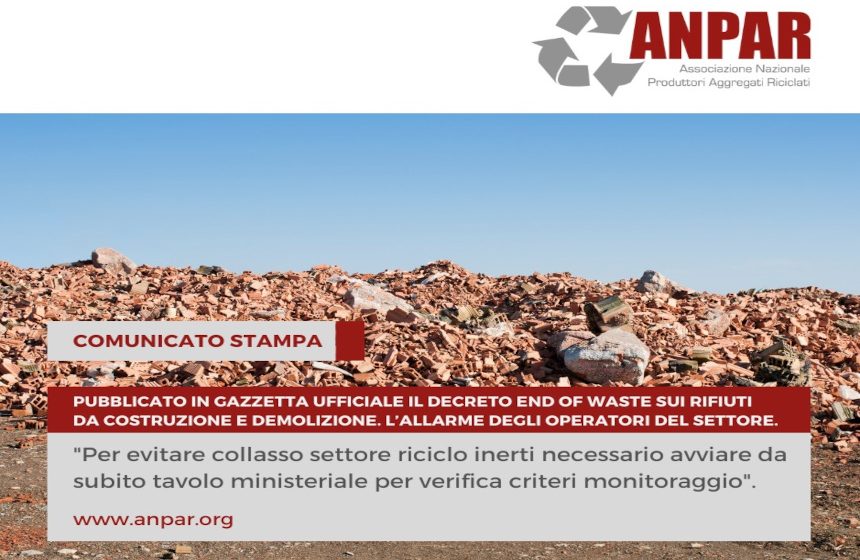 il decreto end of waste