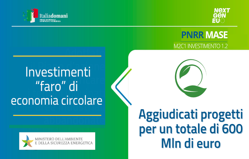 rifiuti investimenti per economia circolare