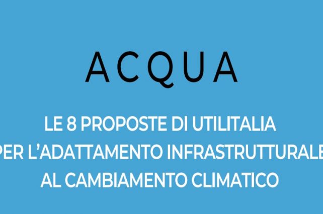 utilitalia lancia 8 proposte per l'emergenza siccità