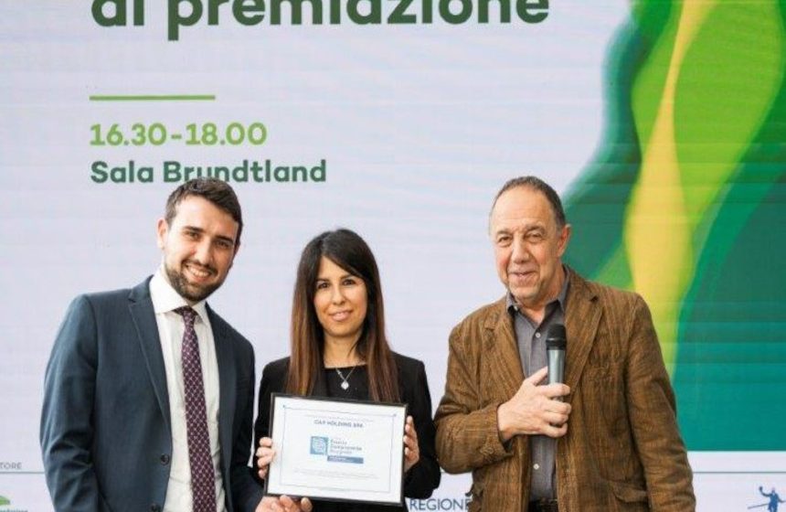 gruppo cap vince un premio a compraverde buy green