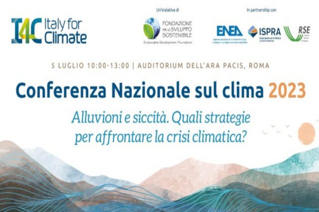 conferenza nazionale sul clima si svolgerà a roma