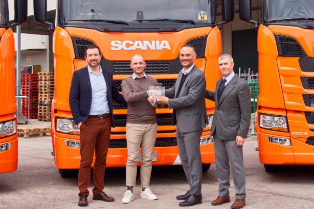 brivio-e-vigano premia i suoi autisti migliori con Scania