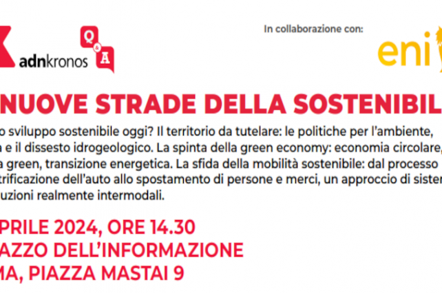 le nuove strade della sostenibilità è il tema al centro del dibattito