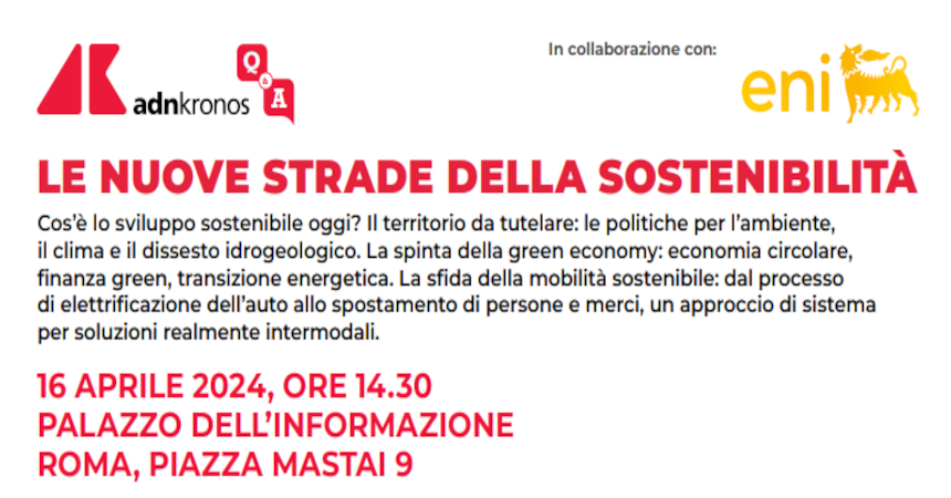 le nuove strade della sostenibilità è il tema al centro del dibattito